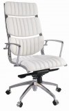 Fauteuil de bureau MEGA design blanc 