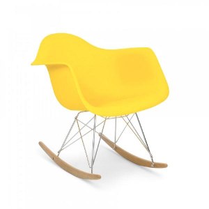 Fauteuil type Charles EAMES RAR jaune 