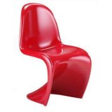 6 Chaises panton rouge