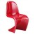 6 Chaises panton rouge