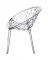 4 chaises Round transparentes en Polycarbonate