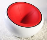 Fauteuil SCOOP blanc rouge noir