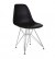 Lot de 4 chaises Charles EAMES DSR noir 