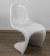 Lot de 2 Chaises type panton blanc brillant laqué + port inclus