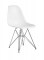 Lot de 4 chaises Charles EAMES DSR Blanc