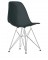 Lot de 4 chaises Charles EAMES DSR noir 