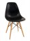 Lot de 4 Chaises Charles EAMES DSW noir