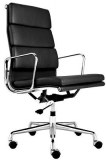 Fauteuil Soft Pad Group EA219 Eames noir