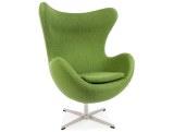 fauteuil egg vert style Jacobsen
