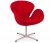 Fauteuil swan rouge type Jacobsen