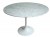 Table tulipe ronde avec disque marbre 137 cm tulip