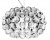 Lampe suspension design type caboche diamètre 35 cm + port